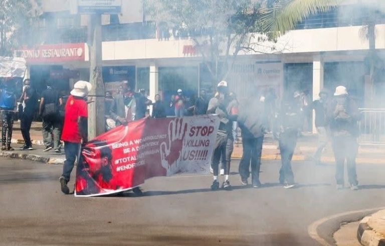 Kenya Police Disperse Peaceful Protest Against Gender-Based Violence with Teargas