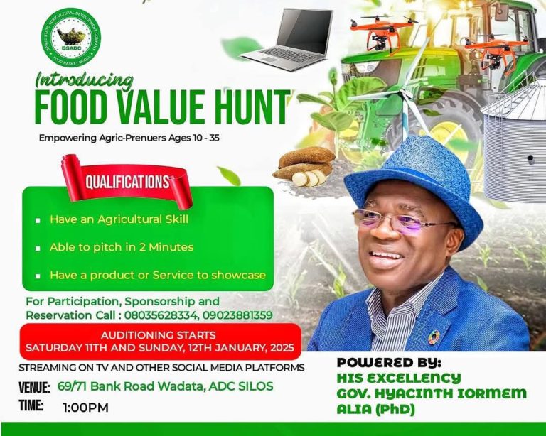 120 Benue Youths To Participate In Live TV Agric Talent Hunt