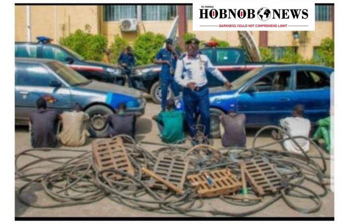 NSCDC Arrests Seven Suspected Vandals in Abuja, Recovers Stolen Infrastructure