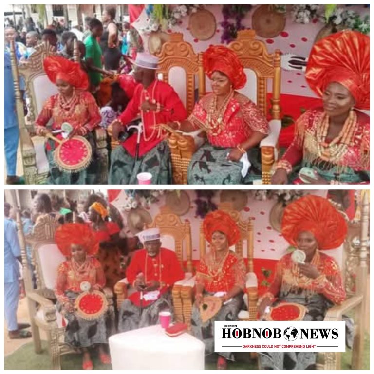 "Isoko Fela Sets Ambitious Goal to Father 32 Children as He Marries Three Women in One Ceremony"