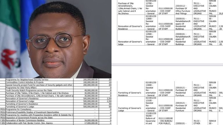 Cross River State Government Under Fire for Lavish Spending on Governor’s Residence