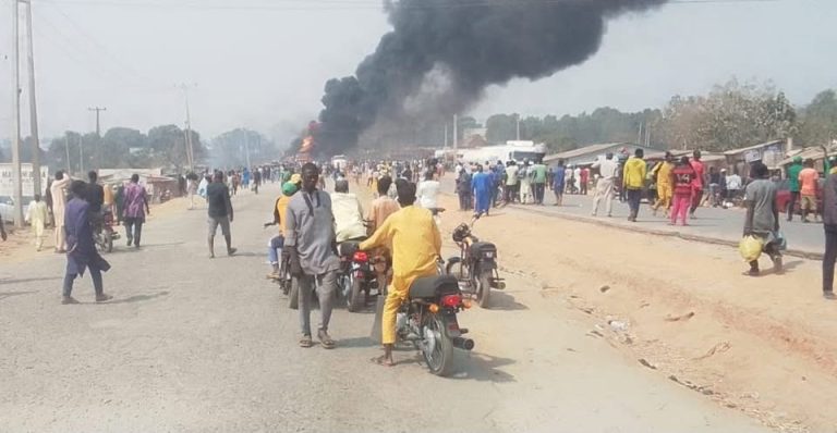 Tragedy Strikes as Fuel Tanker Explosion Kills Several, Including Pregnant Woman and Children in Niger State