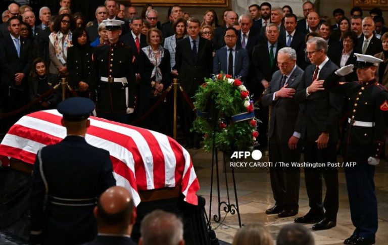 Ex-President Jimmy Carter Lies in State After Solemn Washington Procession