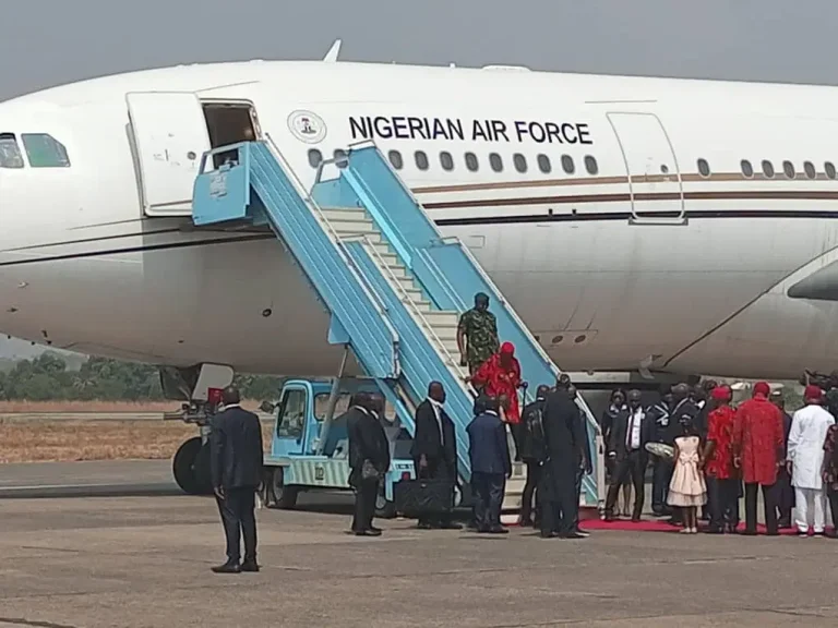 President Tinubu Arrives Enugu for Landmark Commissioning of State Projects
