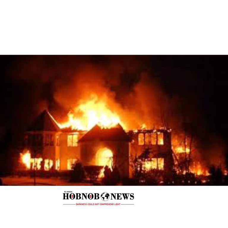 "Tragic Fire Claims Lives of Borno Vice Principal, Wife, and Three Children"
