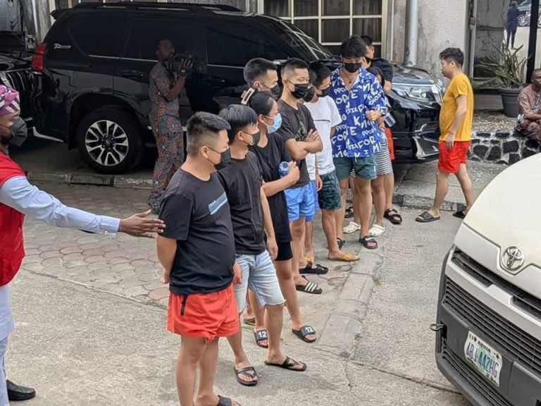 EFCC Arraigns 11 Chinese, One Filipino for Alleged Internet Fraud in Lagos