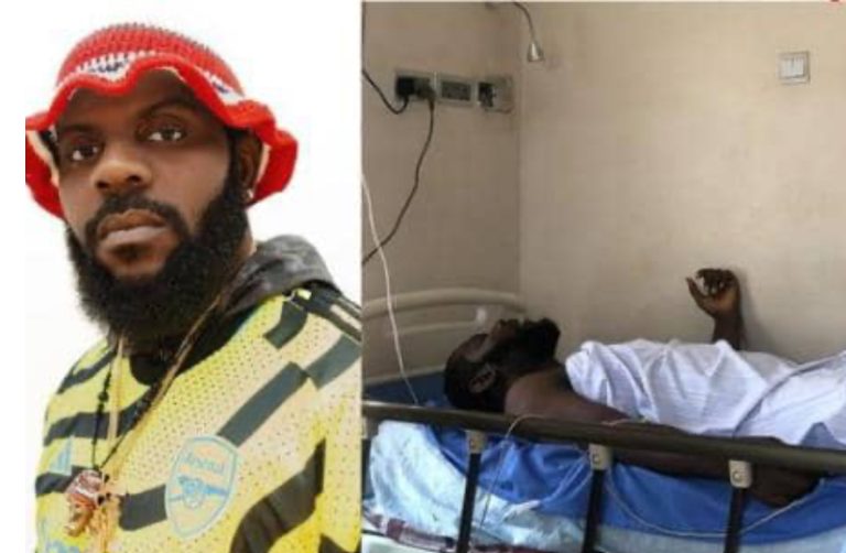 Rapper Odumodublvck Hospitalised After Surviving Car Crash