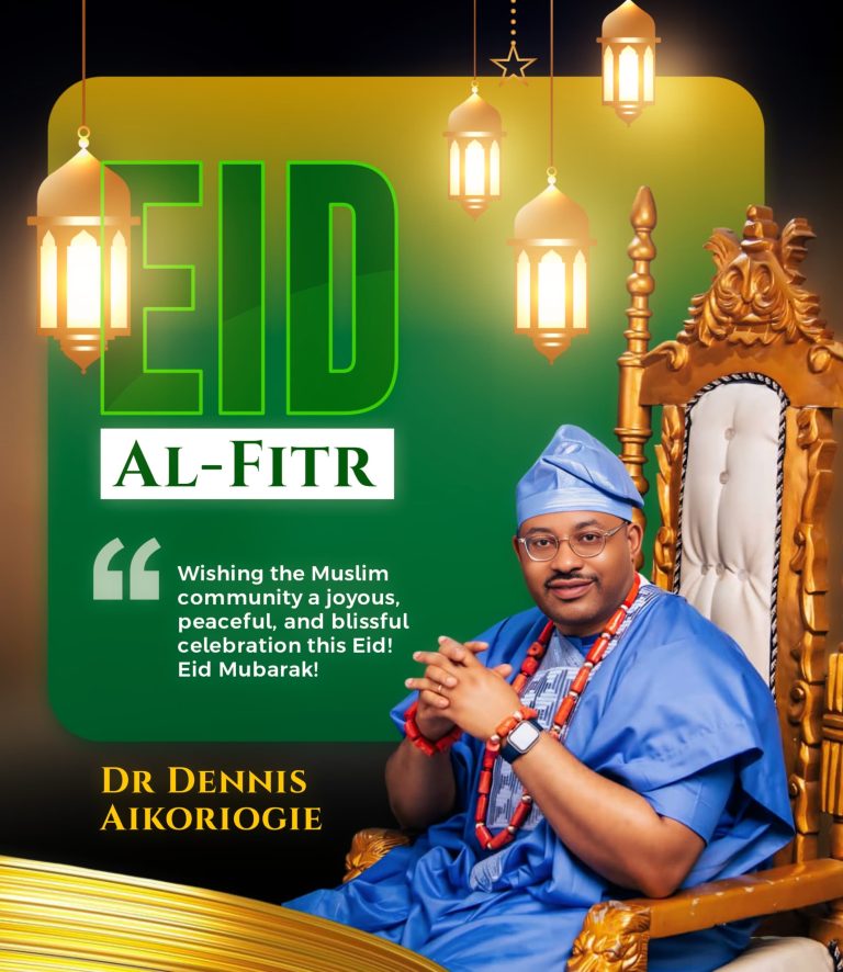 EID-EL-FITR MESSAGE: A CELEBRATION OF FAITH, SACRIFICE, AND RENEWED COMMITMENT TO PEACE