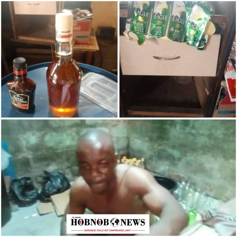 NAFDAC Arrests Man for Producing Fake Alcohol in Unsanitary Conditions at Port Harcourt Market