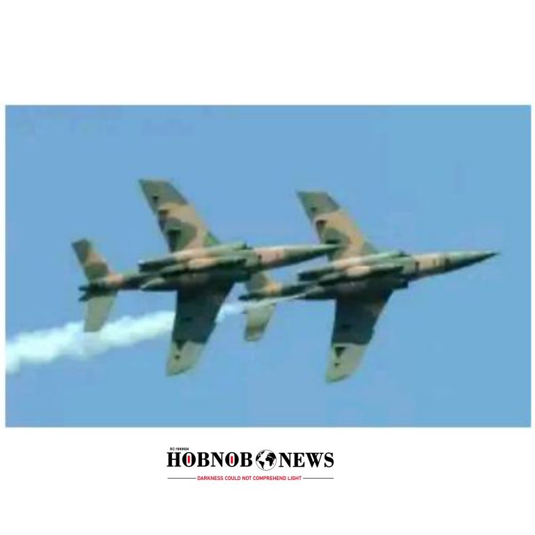 NAF Airstrike Destroys Terrorist Hideouts in Chikide and Degbewa