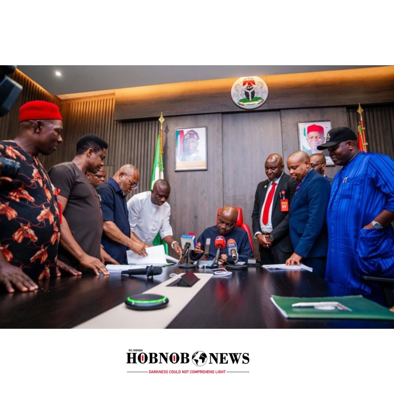 Governor Otti Signs Abia State Electricity Bill into Law, Promises Stable Power Supply