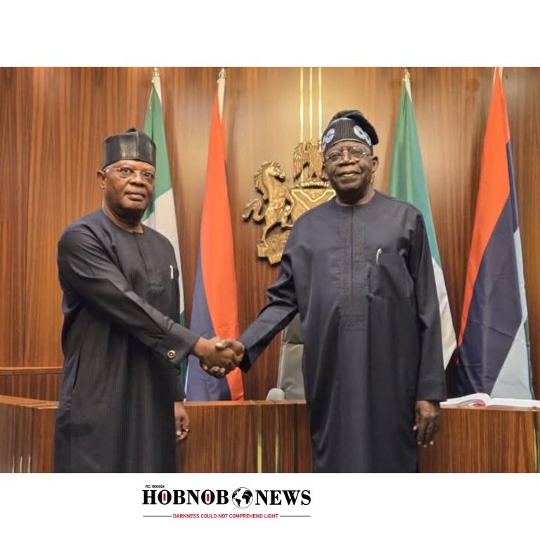 Tinubu Swears in Vice Admiral Ibok-Étè Ibas as Rivers State Sole Administrator