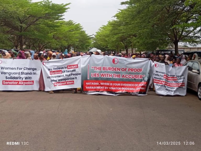 Protesters Demand Proof from Senator Akpoti-Uduaghan Over Sexual Harassment Allegations