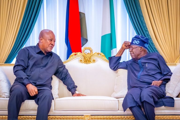 Aso Rock Meeting: Tinubu Welcomes Ghana’s Mahama