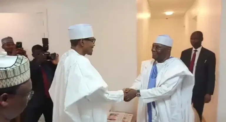 Atiku, El-Rufai, Tambuwal, Others Visit Buhari Behind Closed Doors in Kaduna