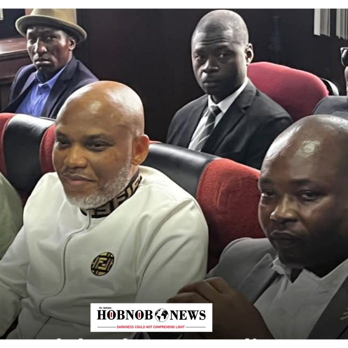 We Arrested Nnamdi Kanu With One Woman in a Hotel – FG Calls First Witness in Trial