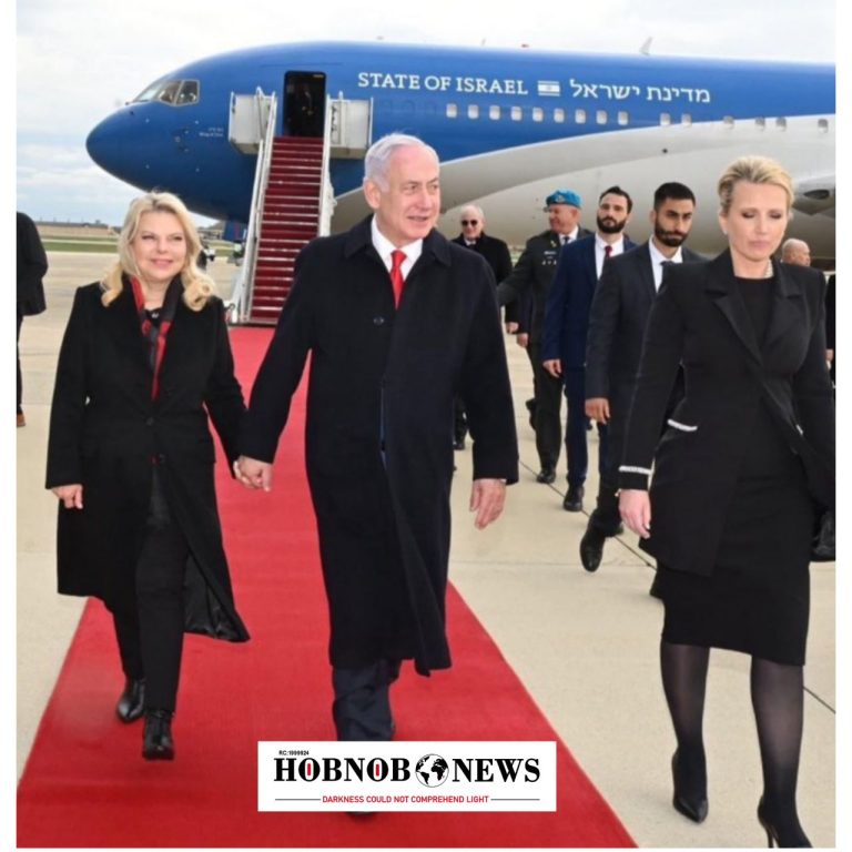 "Israeli PM Netanyahu Lands in U.S. to Discuss Tariffs and Rising Tensions with Iran"