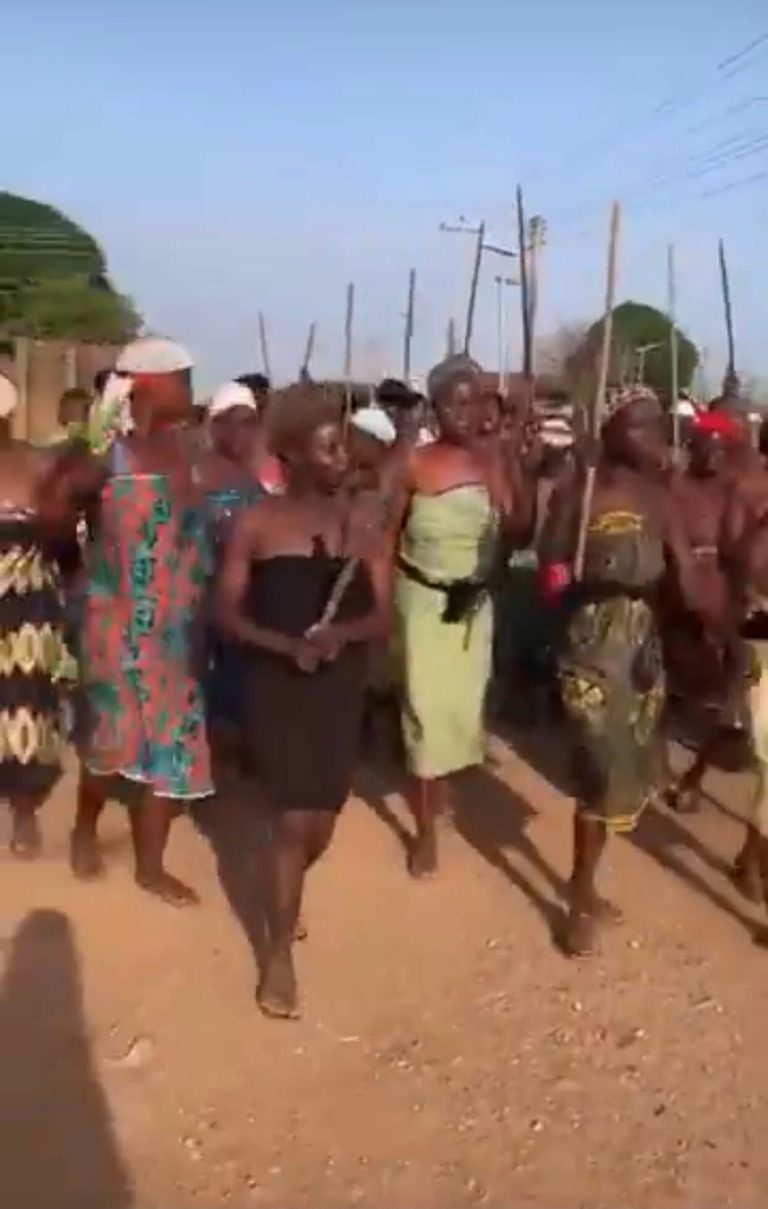 Kogi Women Strip Half-Naked In Protest Against Insecurity, Persistent Kidnappings By Herdsmen