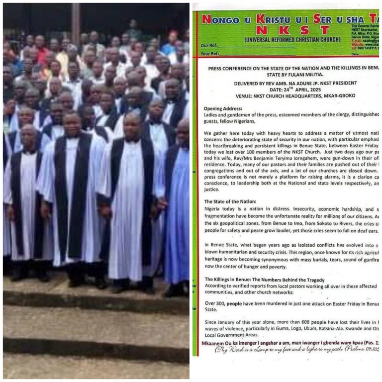 Over 600 Killed: NKST President Demands Urgent Action as Fulani Militia Rampage Continues in Benue State