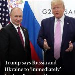 Trump Brokers Push for Russia-Ukraine Ceasefire After Call with Putin