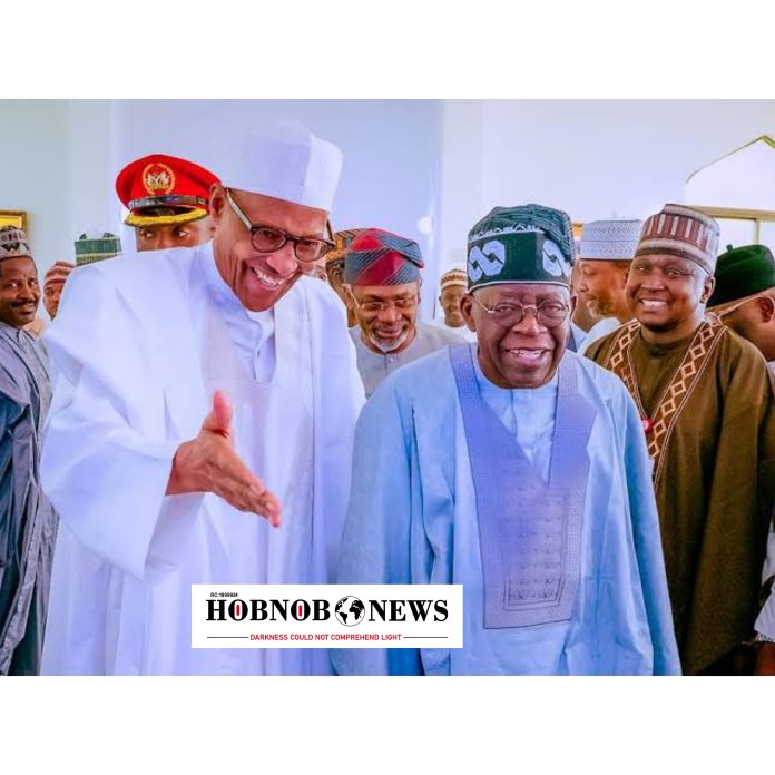 Buhari Praises Tinubu at Midterm, Urges Steadfast Support for APC Government