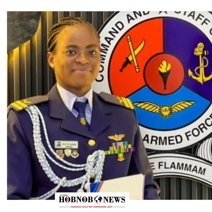 Nigeria’s First Female Fighter Pilot, Kafayat Sanni, Shines at Ghana Military College