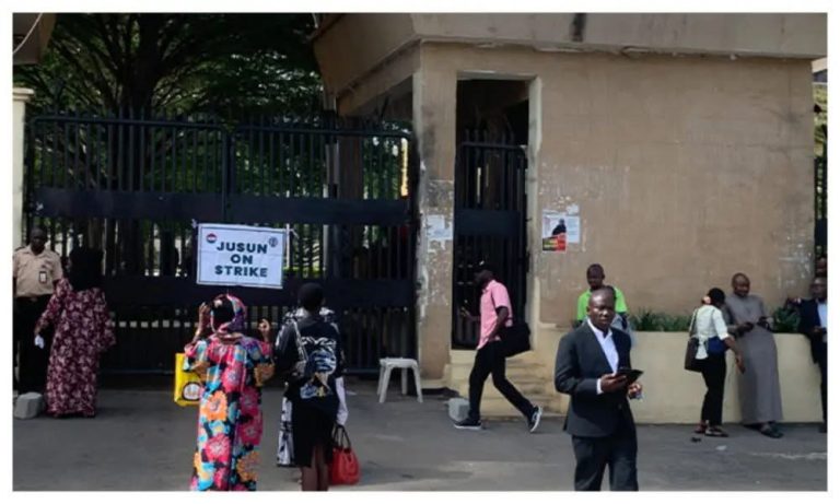 JUSUN Strike: Judges, Lawyers, Litigants Locked Out as Federal High Court Shuts Down in Abuja