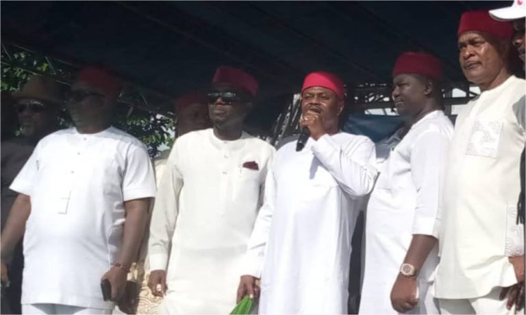Ganduje Slams High Taxation in Enugu, Vows APC Takeover in 2027 as Labour Party Structure Collapses into APC