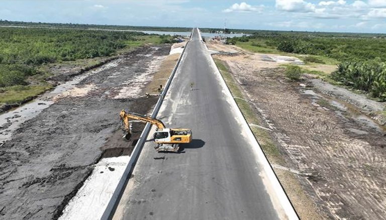 Bodo-Bonny Road Hits 80% Completion Mark Despite Torrential Rains — Julius Berger