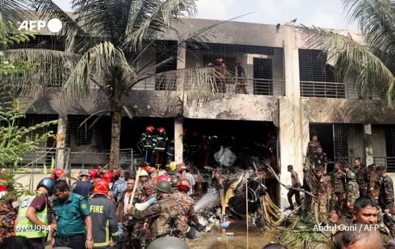 Tragedy in Dhaka: 16 Dead, Over 100 Injured as Fighter Jet Crashes into School