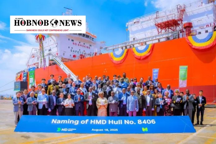 President Tinubu Commissions 40,000 CBM LPG Vessel MT Iyaloja (Lagos) to Boost Energy Access in Nigeria