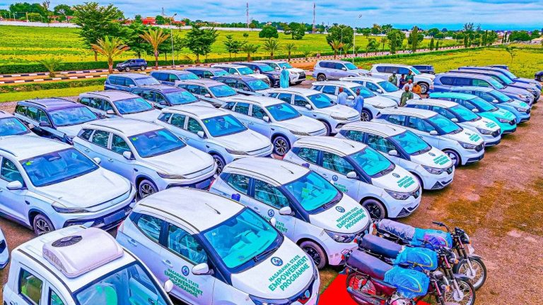 Nasarawa Governor Empowers 100 Youths with Electric Vehicles to Drive Green Economy