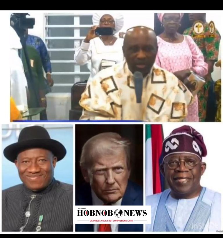 Primate Ayodele Predicts Trump May Use Jonathan Against Tinubu in 2027 Election