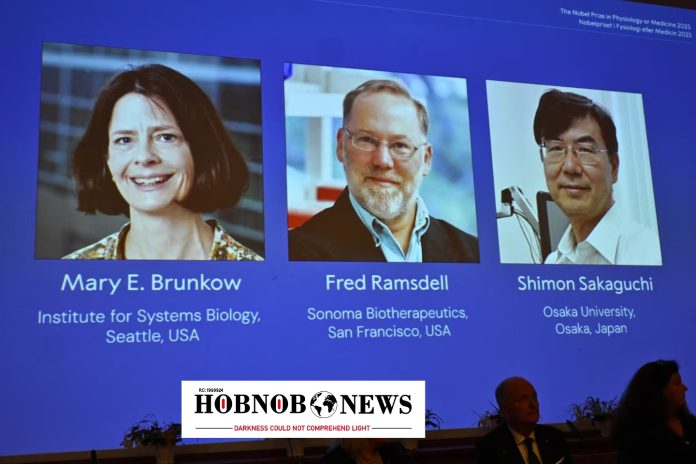 Nobel Prize in Medicine Awarded to Mary Brunkow, Fred Ramsdell, and Shimon Sakaguchi for Pioneering Immune System Research
