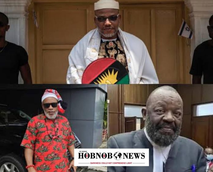 Kuje Court Sends Nnamdi Kanu’s Brother and Lawyer to Kuje Prison Over #FreeNnamdiKanuNow Protest