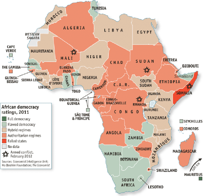 THE EFFECT OF COLONIAL RUMBLES AND THE DILEMMA OF DEMOCRACY IN AFRICA: THE WAY FORWARD