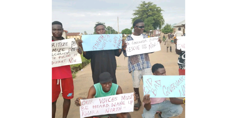 “Enough Is Enough” – Kwara Residents Protest Bandit Killings, Urge Governor AbdulRazaq To Act