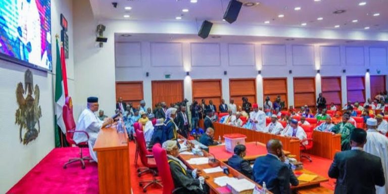 Fresh controversy broke out in the Nigerian Senate on Tuesday after an attempt to amend key sections of the Senate Standing Orders was abruptly halted due to strong opposition from several lawmakers, including Minority Leader Patrick Abba Moro. A legislative schedule titled “Orders of the Day” for the November 18, 2025 plenary, seen by SaharaReporters, showed that Senate Majority Leader Michael Opeyemi Bamidele had put forward a motion for the “Presentation and Consideration of Amendments to the Senate Standing Orders 2023 to Accommodate New Committees and Enhance Legislative Practice.” According to the document, the Senate leadership argued that the Standing Orders required an update because they serve as the main procedural guide for legislative activities, committee organisation, and Senate operations. The proposed changes were described as necessary to reflect evolving national needs, new institutional developments, and the creation of additional special-purpose commissions. The draft amendments also highlighted the need to harmonise the jurisdictions of Senate committees with those of the House of Representatives. Other areas flagged for revision included: Rules for senators-elect participating in the election of presiding officers Qualification and ranking criteria for presiding officer positions Sitting times Permission for presiding officers and nominees to drink water during sessions Conditions for suspending senators Committee structure and geopolitical representation However, what started as a routine presentation quickly descended into a confrontation. A senator who attended the session told SaharaReporters that Minority Leader Moro cited Point of Order 108, arguing that the amendment process did not follow due procedure. His objections reportedly escalated tensions across the chamber, prompting the leadership to withdraw the motion. Another source close to the proceedings said many lawmakers believed the amendment effort was a covert political strategy rather than a genuine procedural review. According to the source, “The Senate is trying to alter the rules to prevent certain senators from contesting, voting, or participating in the election of presiding officers.” This alleged plan triggered widespread anger among senators. The backlash was said to be so strong that the leadership had no choice but to step the proposal down—at least temporarily. “It was rejected by many senators and shelved. This happened during today’s (Tuesday’s) sitting,” the source added.