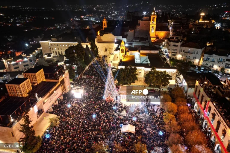 Bethlehem Christmas Tree Lighting Signals Hope After Two Years of Conflict