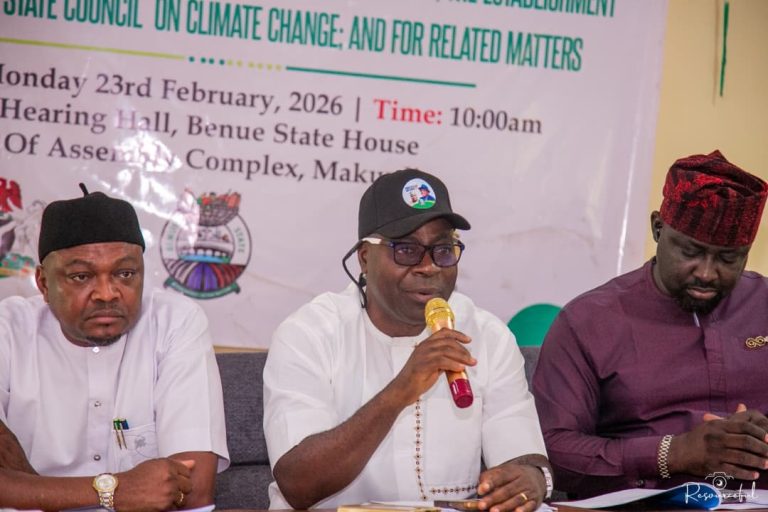 Benue Assembly Holds Public Hearing On Climate Change Bill  ‎