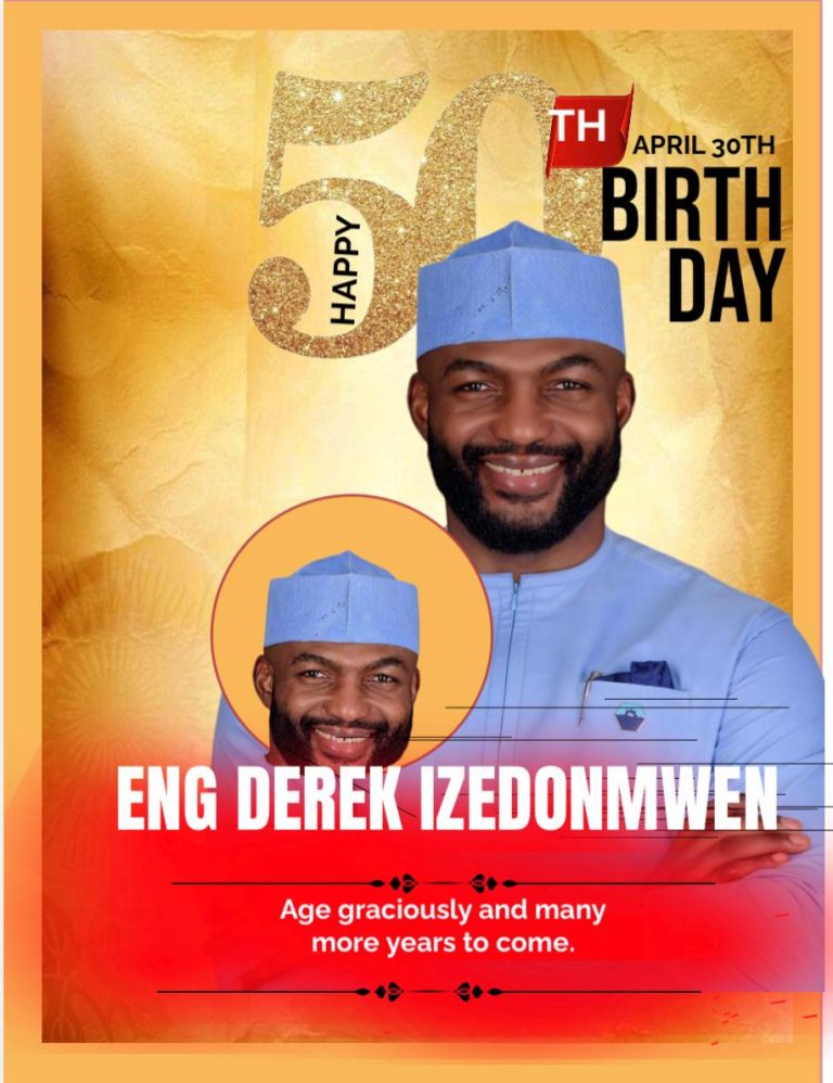 ‎Happy 50th Birthday, to a distinguished Icon, Engr. Derek Izedonmwen!