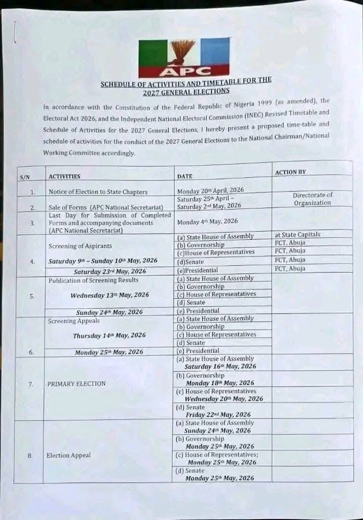 APC 2027 nominations forms