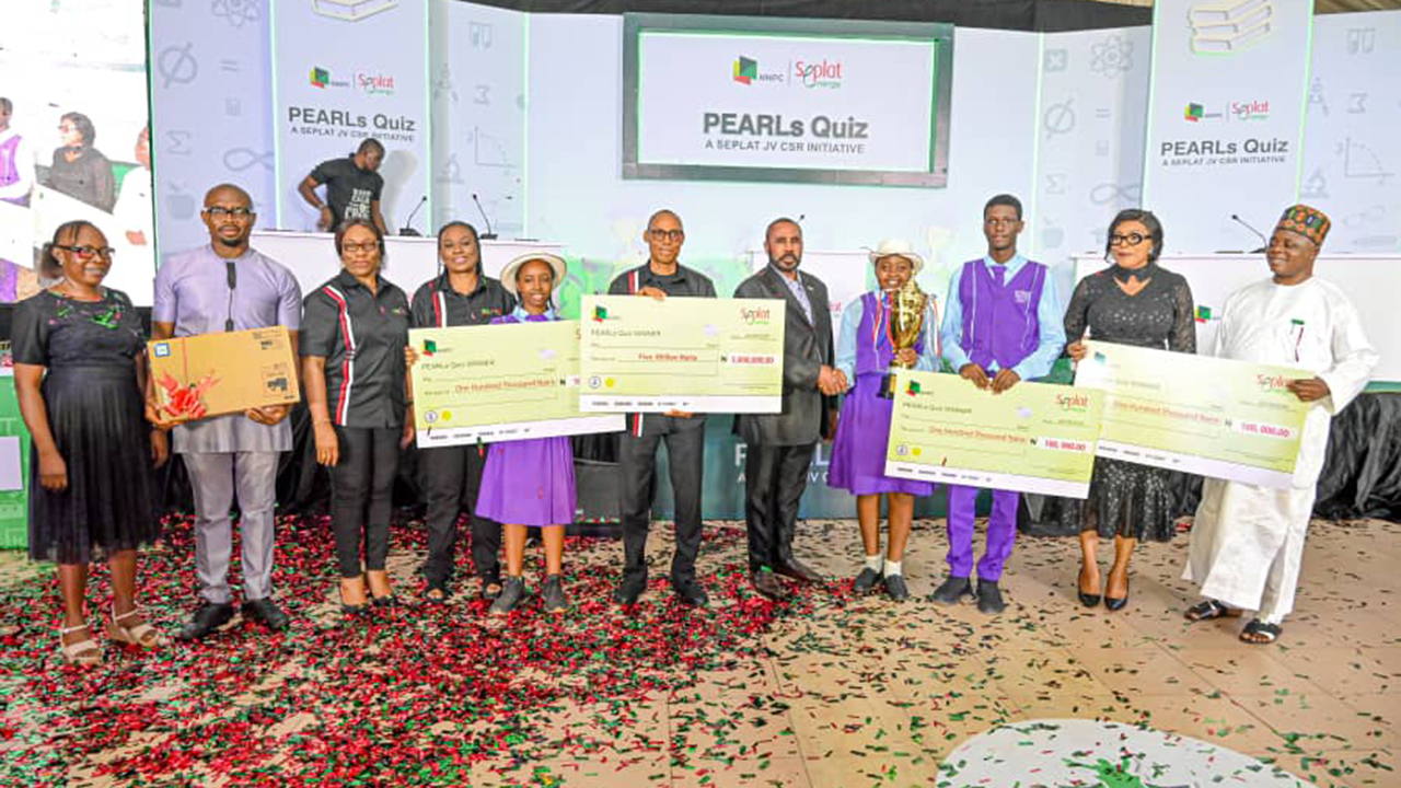 Caption:** The NEPL/Seplat Energy JV PEARLs Quiz Competition grand finale held in Benin City, Edo State.
